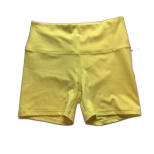 NWT All in Motion Brushed Sculpt Lime Green 5” Bike Shorts Medium